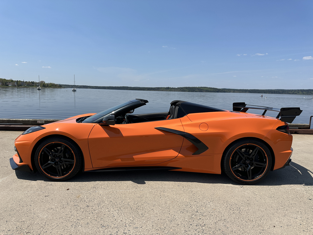 2022 Corvette C8 in Amplify Orange