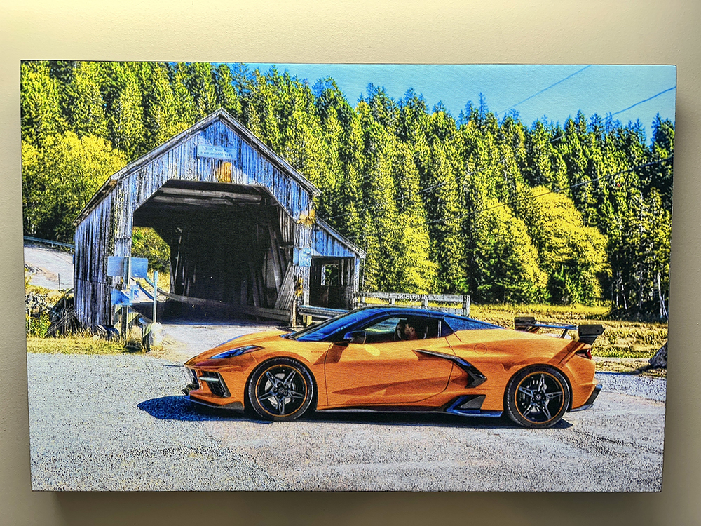 2022 Corvette C8 on Canvas